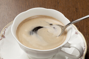 泡立ちコーヒー