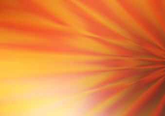Light Orange vector blurred and colored background.