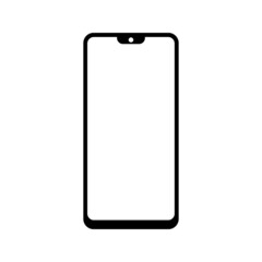 Mobile phone with blank screen