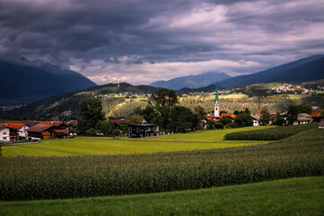 village in the mountains.Austria