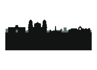skyline of cadiz city in spain. © robcartorres