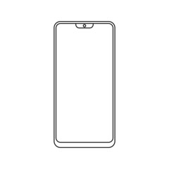 Mobile phone with blank screen