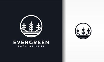 simple spruce lake logo