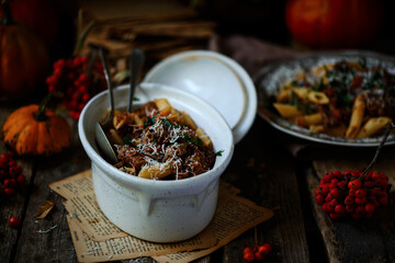 Instant pot Beef ragu..style rustic