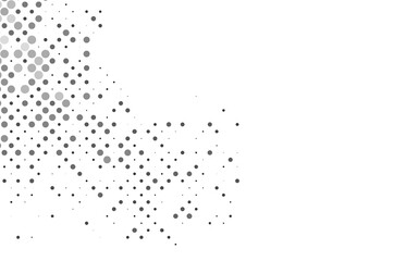 Obraz premium Light Silver, Gray vector layout with circle shapes.