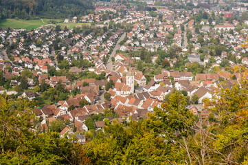Muttenz, Kirche, Sankt Arbogastkirche, Sankt Arbogast, Reformierte Kirche, Ringmauern, Kirchhof,...