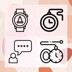 Simple set of go over related lineal icons