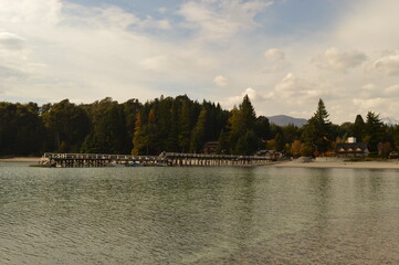 Hiking in the mountains and around the lakes of Bariloche and San Martin in Argentina