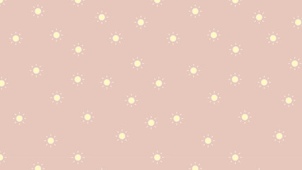 pink vintage retro pattern with sun geometric shapes