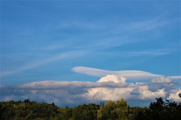 clouds in the sky