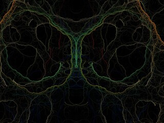 Imaginatory fractal background Image