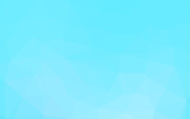 Light BLUE vector polygonal template.