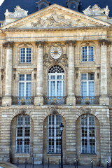 Fototapeta na wymiar Altbaufassaden am Place de la Bourse in Bordeaux