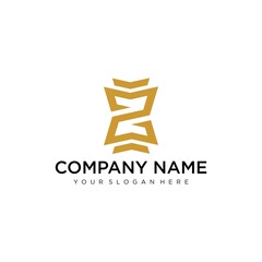 Z Letter Logo concept. Creative Minimal Monochrome Monogram emblem design template. Graphic Alphabet Symbol for Corporate Business Identity. Creative Vector element