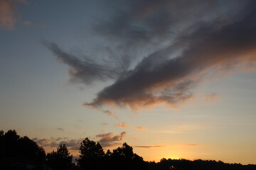 Obraz premium sky at sunset