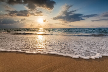 Sunset Ocean Wave