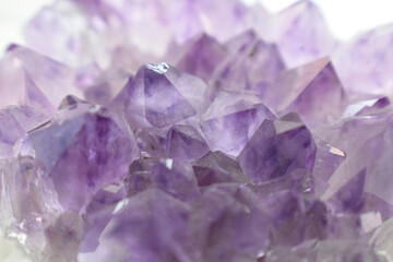 Amethyst Crystal Gemstone Close Up High Quality 