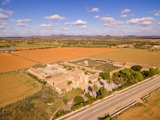 Son Catlar, antigua possessi&oacute; fortificada, termino de Campos,  Mallorca, balearic islands, Spain