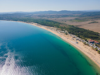 Aerial view of Gradina (Garden) Beach, Bulgaria