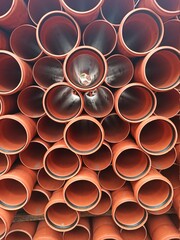 stack of pipes