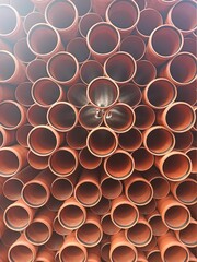 stack of pipes