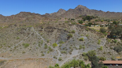 view of the mountains