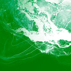 Smoke Splash. Graphic Invitation. Pastel Paint. Green Smoke Splash. Gradient Element. Alcohol Ink Texture. Acrylic Artwork. Green Canva.