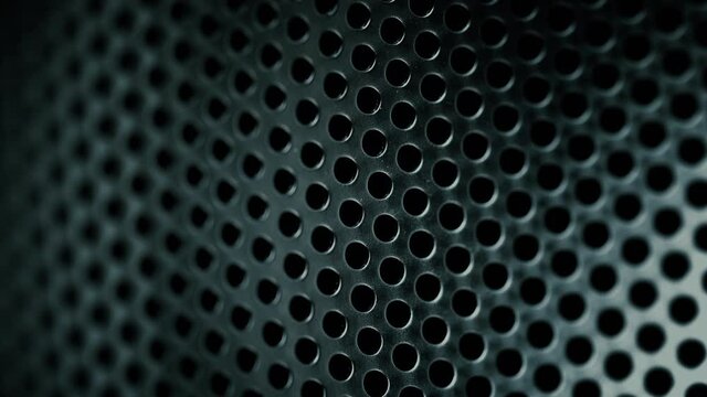 Rotated perforated steel surface background. Rotated perforated steel surface background.