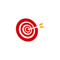 This is a archery target logo template