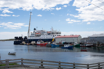 Fototapeta premium ship in the harbor