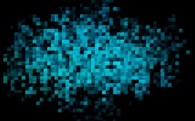 Dark BLUE vector background with rectangles.