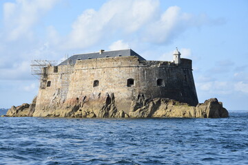 La Conchée, saint-Malo, bâtisse, fort