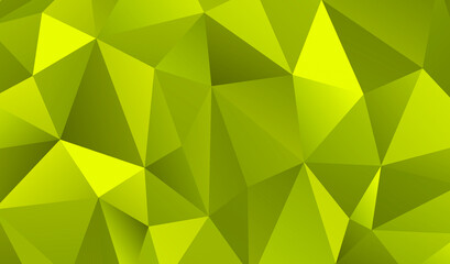Yellow polygonal background. Vector illustration. Follow other polygonal backgrounds in my collection.