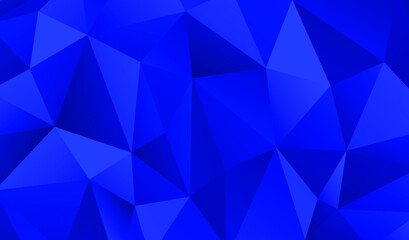 Blue polygonal background. Vector illustration. Follow other polygonal backgrounds collection.