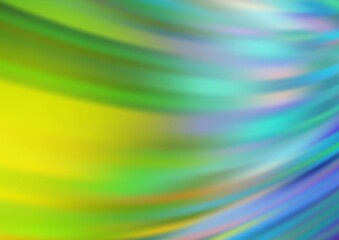 Light Blue, Green vector abstract blurred template.