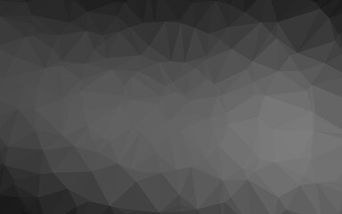 Fototapeta premium Dark Silver, Gray vector polygonal template.