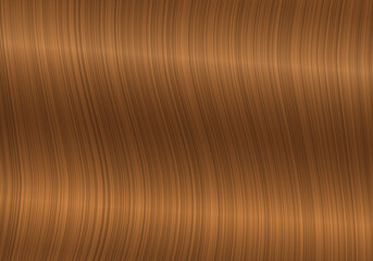 Blond Straight Hair Texture. Wavy Glossy Blonde Hair. Vector Realistic 3d Illustration. Design Element for Hairdressers, Beauty Salons, Hair Care Cosmetics, Shampoo, Conditioner or Hair Dye Pack