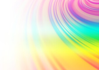 Obraz premium Light Multicolor, Rainbow vector blurred and colored background.