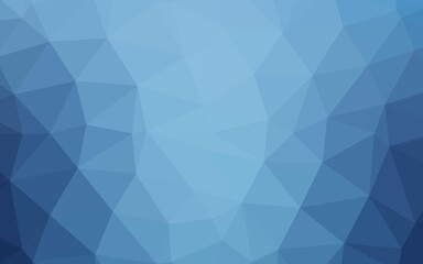 Light BLUE vector low poly layout.
