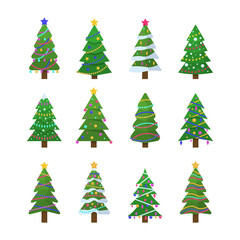 Collection Christmas tree. 