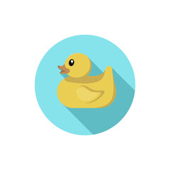 Flat design Rubber Duck
