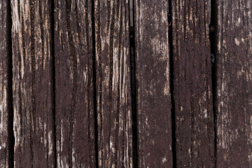 Fototapeta premium old wooden boards with peeling paint close up