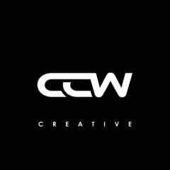 CCW Letter Initial Logo Design Template Vector Illustration	
