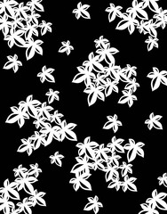 植物柄のパターン