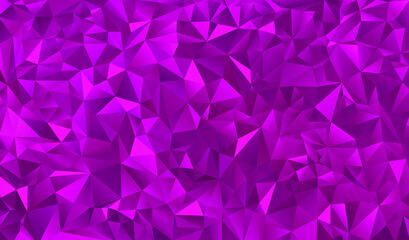 Naklejka premium Purple polygonal background. Purple triangle background. Vector illustration. Follow other polygonal backgrounds in my collection.