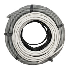 Flexible hose and electric cable
