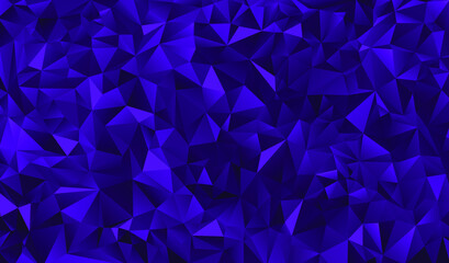 Blue polygonal background. Vector illustration. Follow other polygonal backgrounds collection.