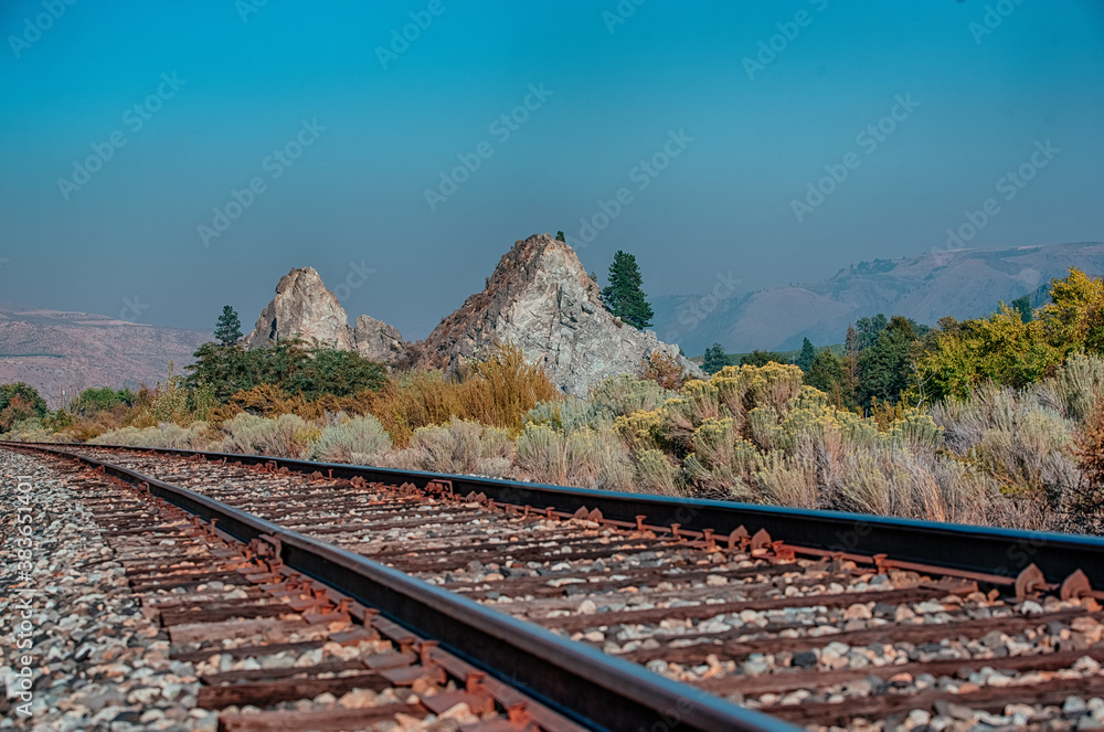 Canvas Prints rail road