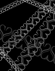 ハート柄のパターン