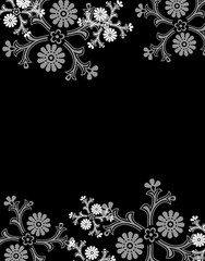 花柄のパターン